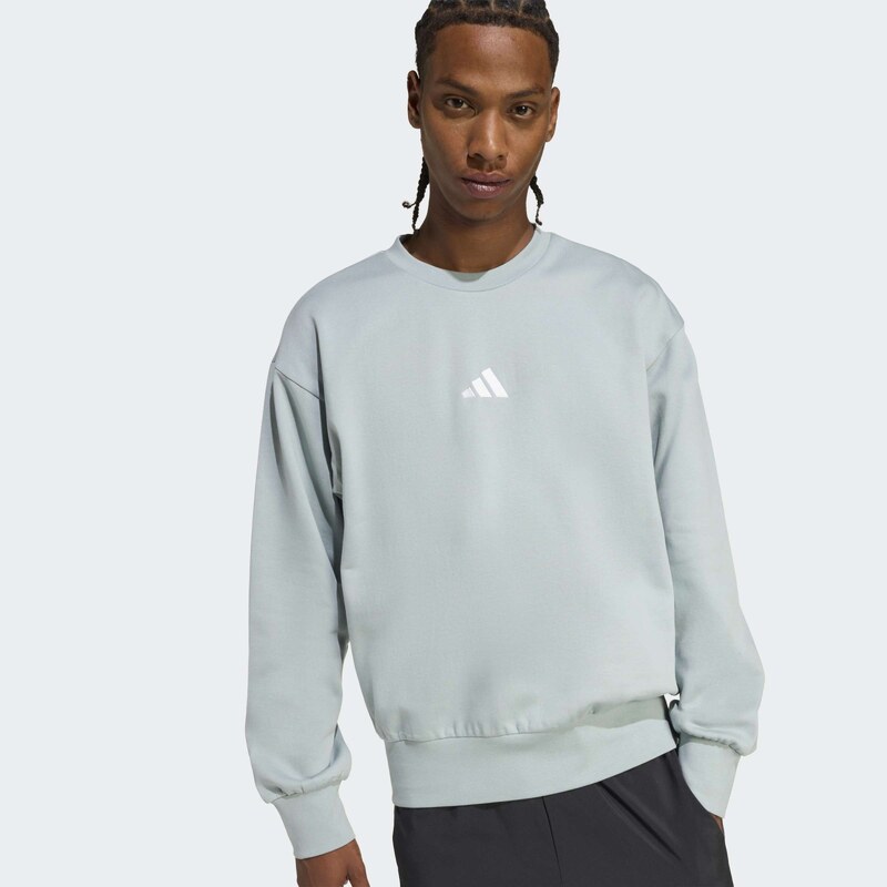 adidas Performance adidas Essentials FEELCOZY Fleece Sweatshirt Green 67625413