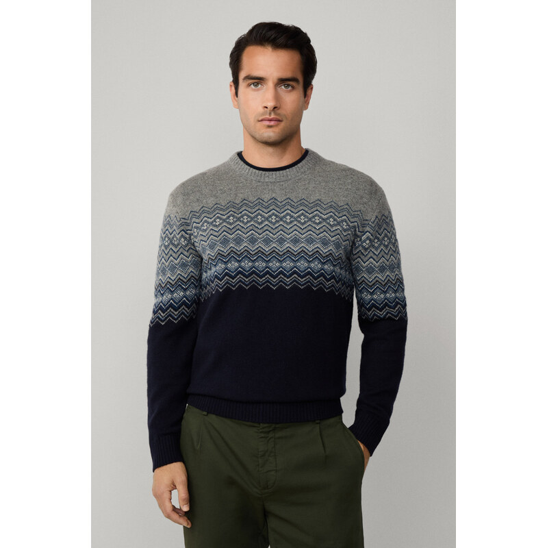 SVETER HACKETT LONDON FAIRISLE CREW 65592957