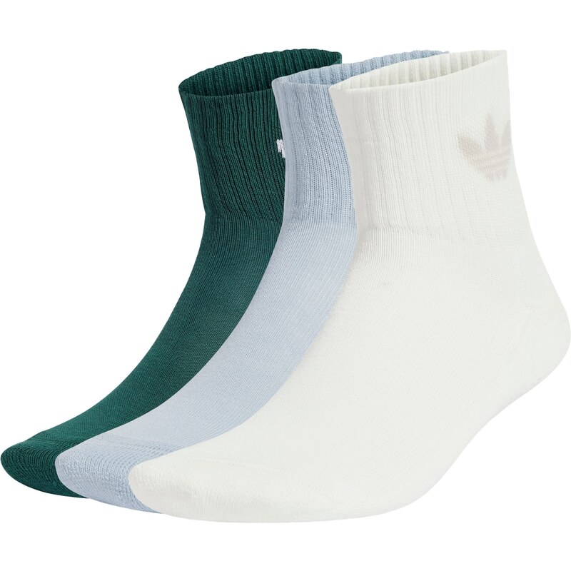 ADIDAS ORIGINALS Ponožky nebielená / pastelovo modrá / tmavozelená / 67631217