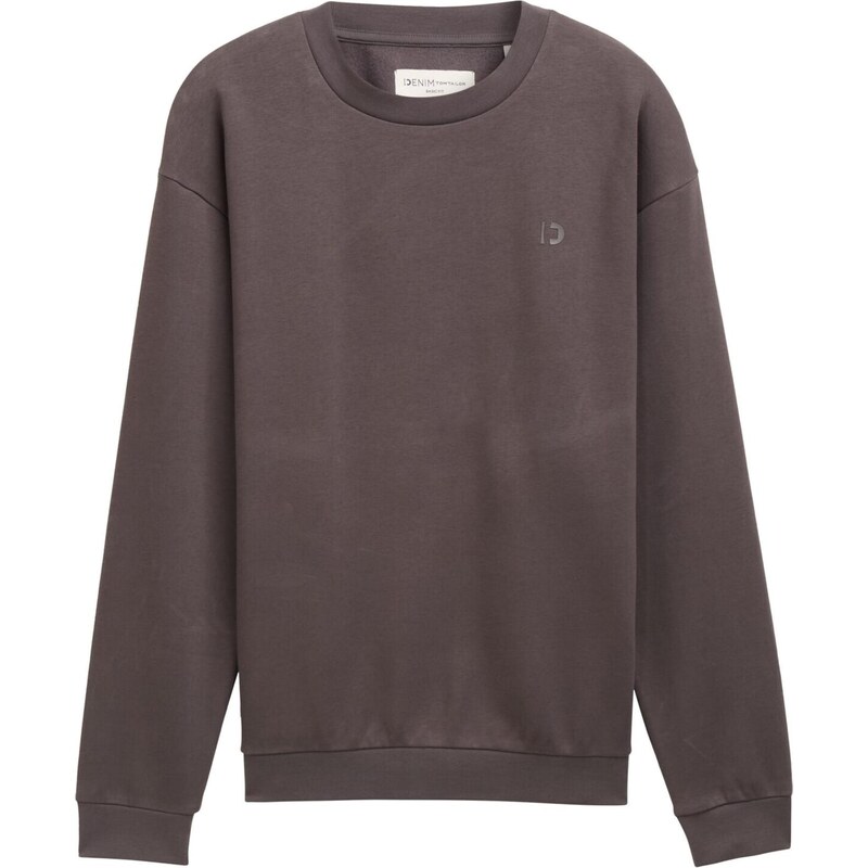 TOM TAILOR DENIM Mikina hnedá 67631220