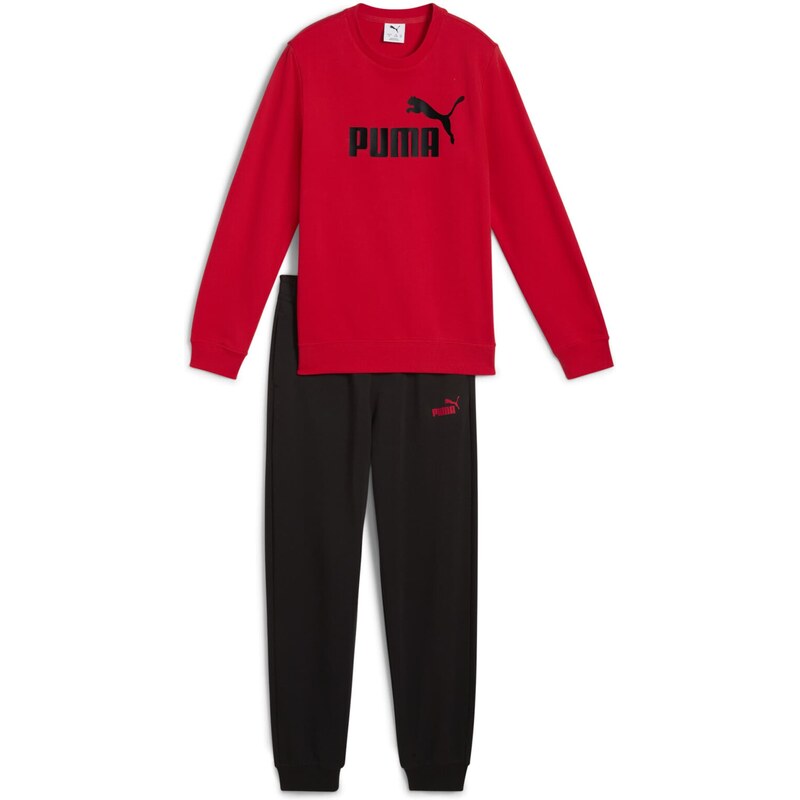 PUMA Joggingová súprava Essentials No. 1 červená / čierna 67631228
