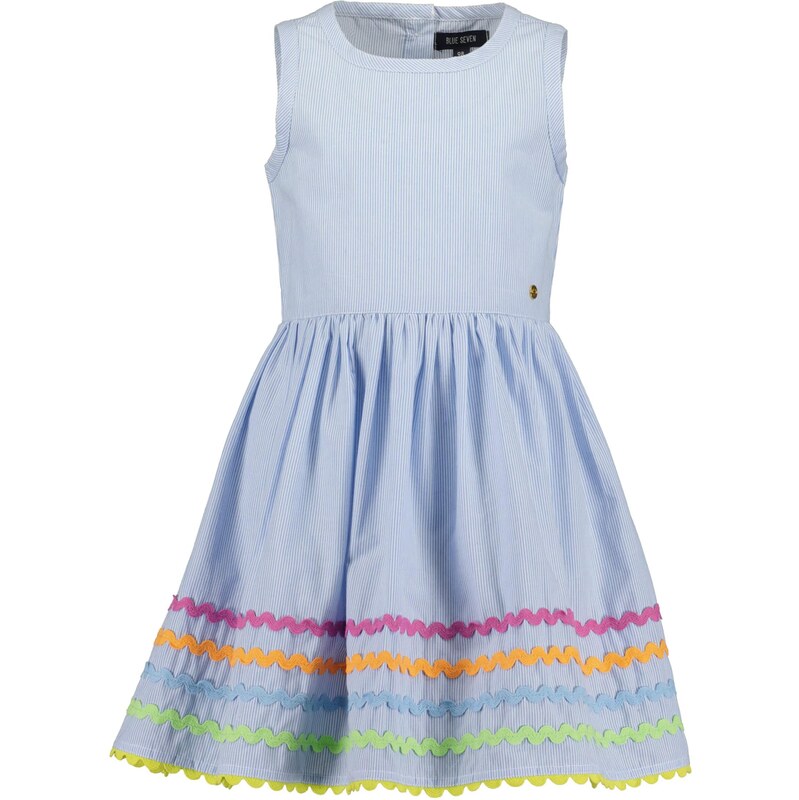 BLUE SEVEN Šaty svetlomodrá / pastelovo zelená / svetlooranžová / 67631341