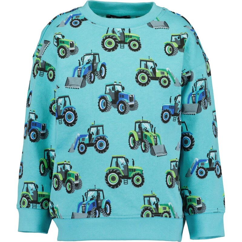 BLUE SEVEN Mikina modrá / azúrová / sivá / zelená 67631336