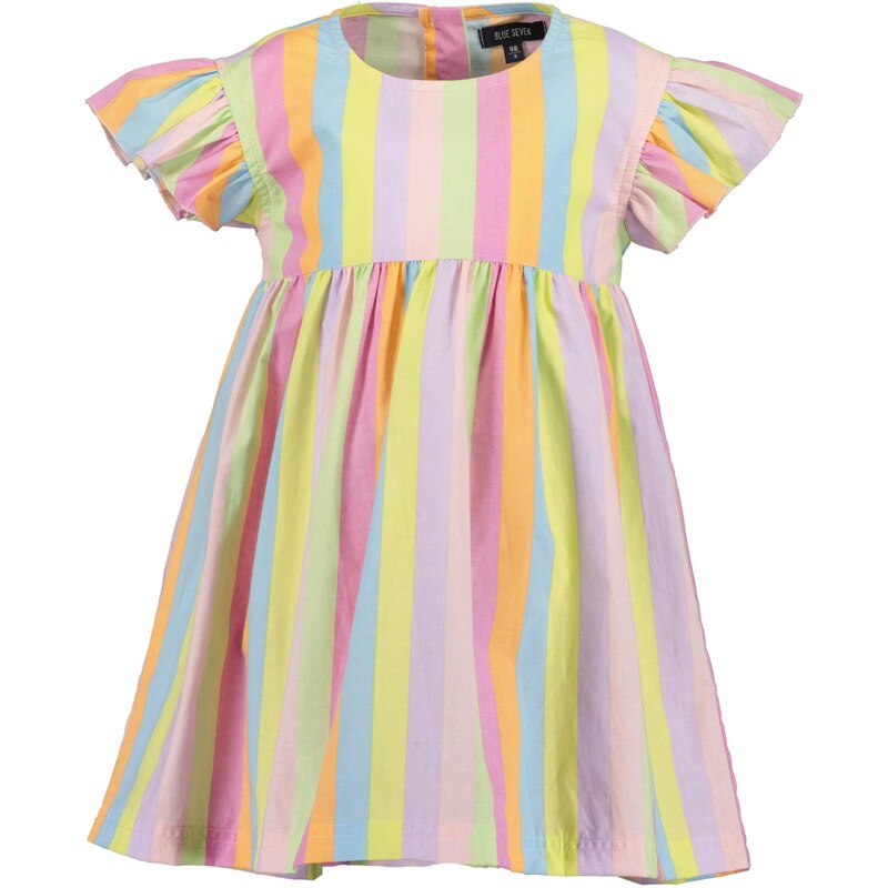 BLUE SEVEN Šaty pastelovo žltá / pastelovo zelená / levanduľová / 67631348