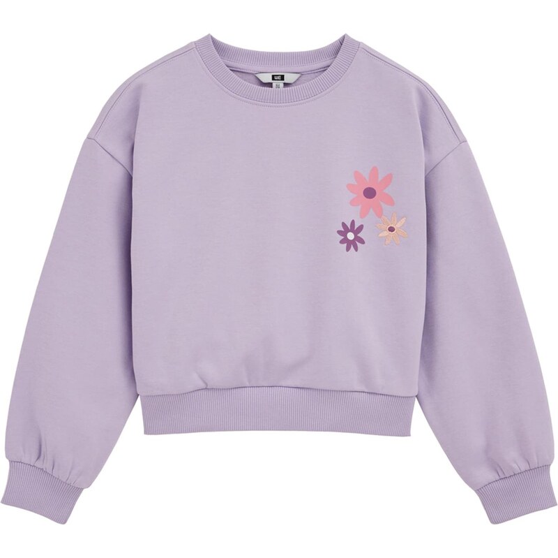 WE Fashion Mikina zlatá / svetlofialová / tmavofialová / svetloružová 67631645