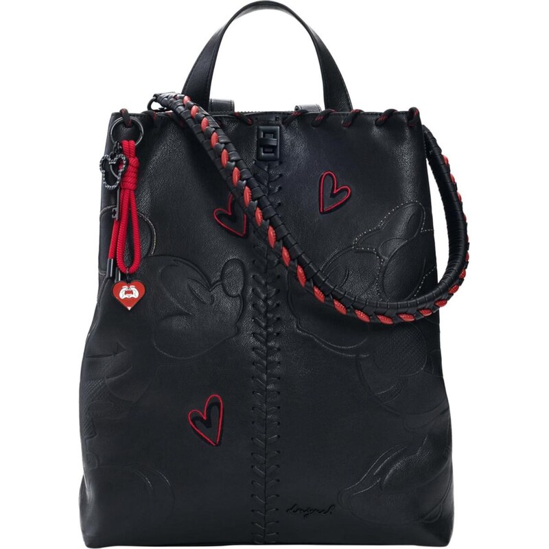 Desigual Batoh Mickey Mouse červená / čierna 67631649