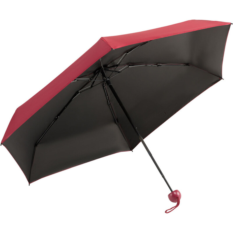 Skladací mini cestovný dáždnik červený Peterson 67628884