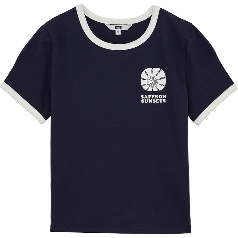 WE Fashion Tričko námornícka modrá / biela 67631675