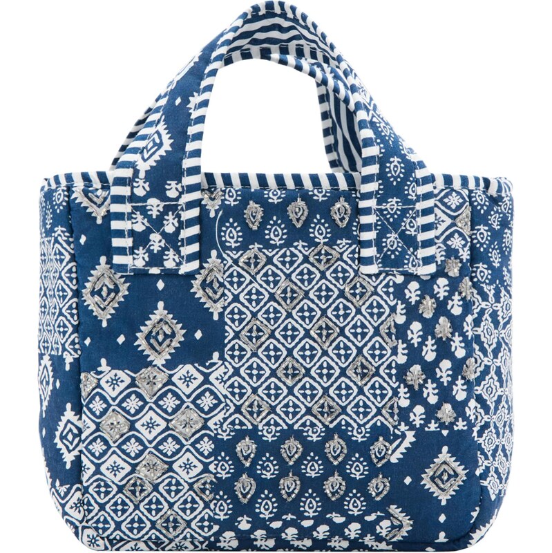 MANGO KIDS Kabelky BANDANA námornícka modrá / biela 67631693