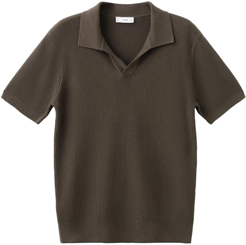 MANGO MAN Tričko Salas hnedá 67631694