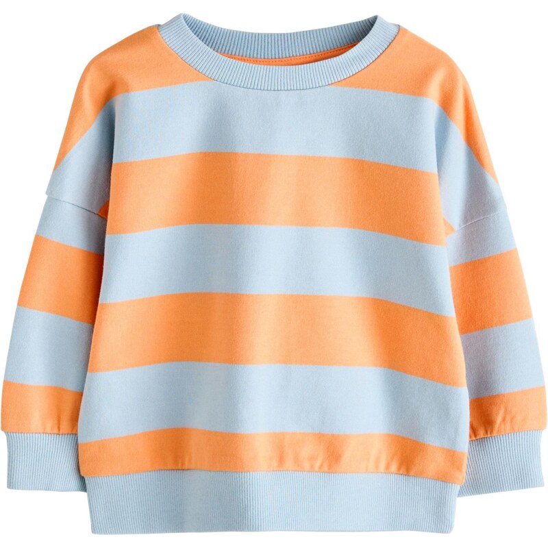 Next Mikina modrá / oranžová 67631715