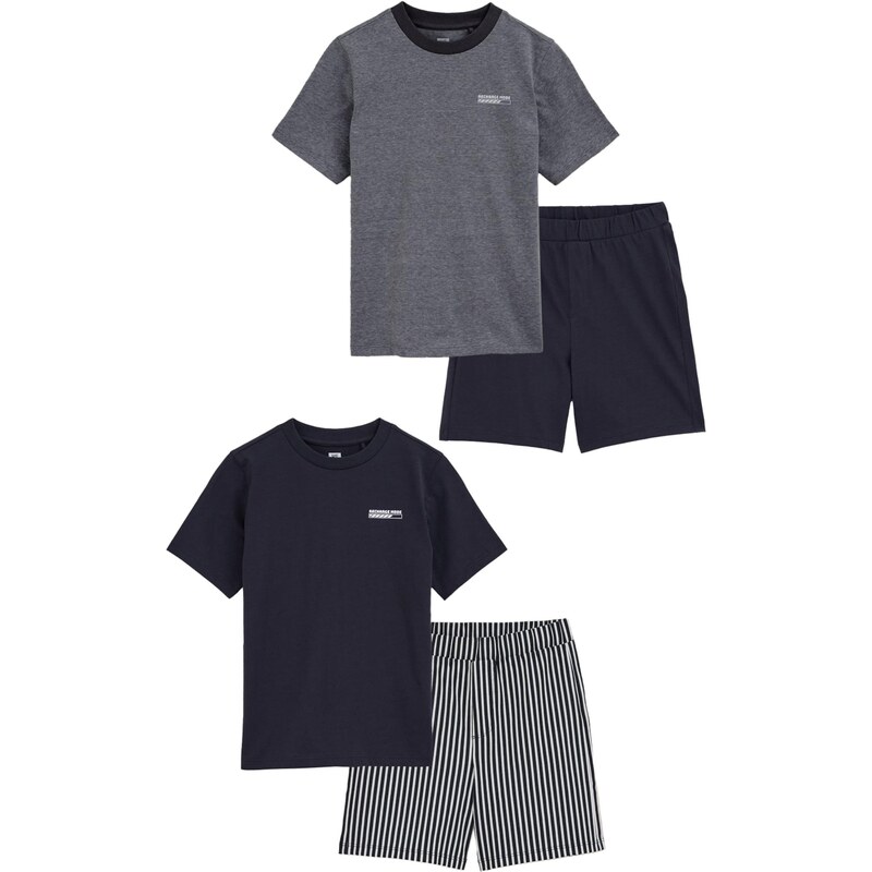 WE Fashion Pyžamo námornícka modrá / biela 67631734