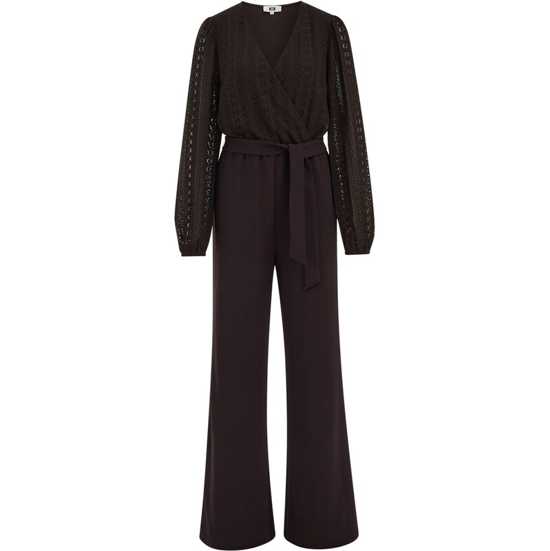 WE Fashion Overal tmavohnedá 67631741