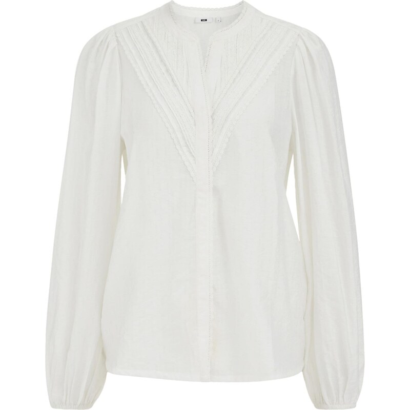 WE Fashion Blúzka šedobiela 67631740