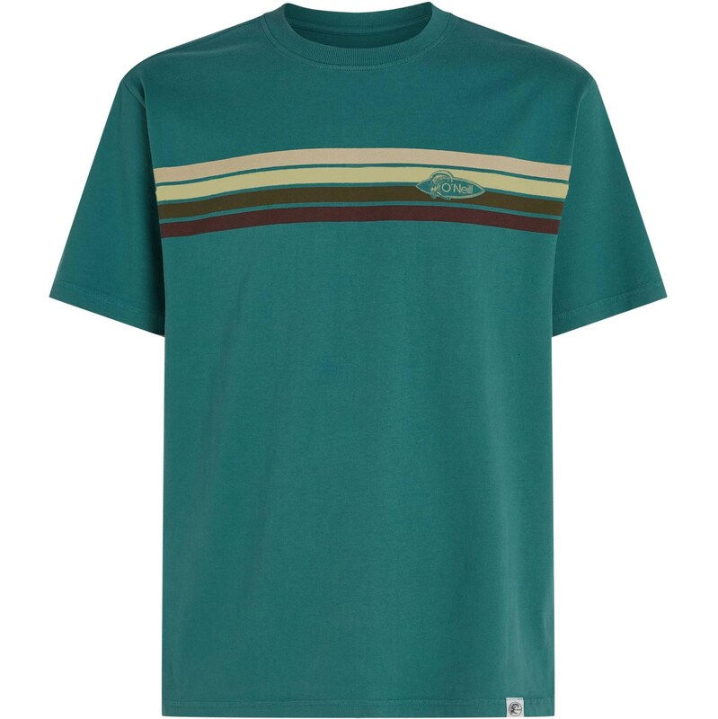 ONEILL Tričko Originals svetlozelená / tmavozelená / bordová 67631766