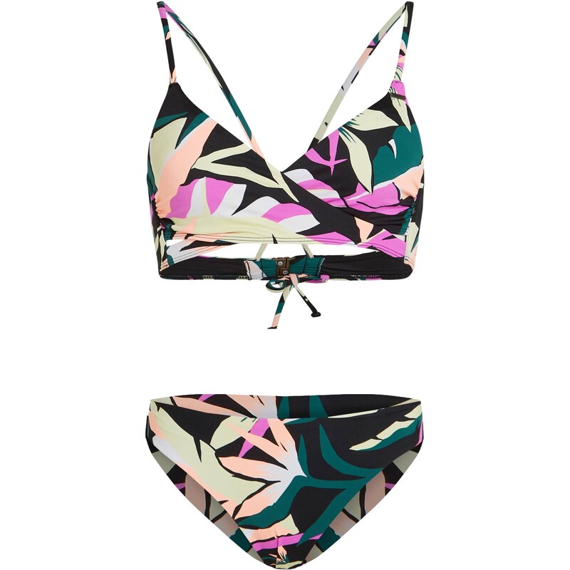 ONEILL Bikiny Essentials Baay Maoi krémová / petrolejová / ružová / 67631782