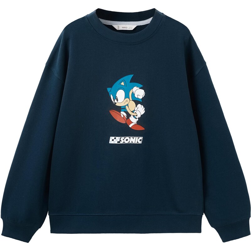 MANGO KIDS Mikina námornícka modrá / azúrová / červená / biela 67631935