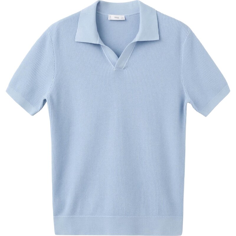 MANGO MAN Tričko SALAS svetlomodrá 67631936