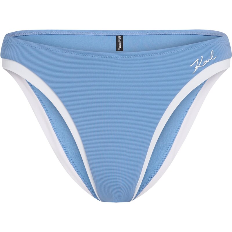 Karl Lagerfeld Bikinové nohavičky svetlomodrá / biela 67631954