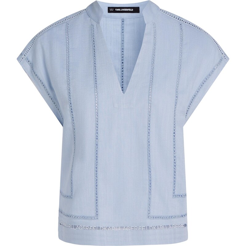 Karl Lagerfeld Blúzka svetlomodrá 67631957
