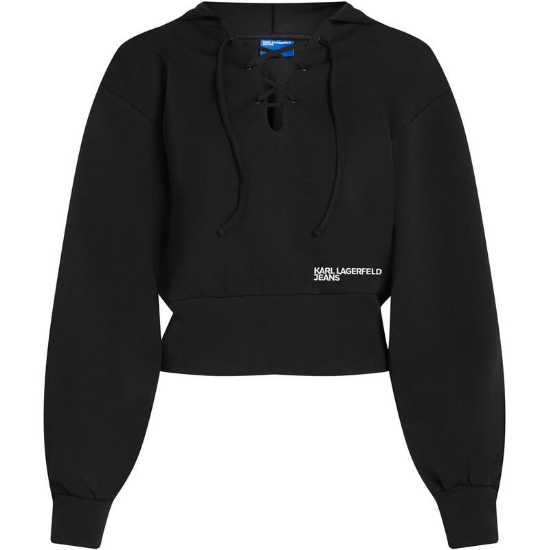 KARL LAGERFELD JEANS Mikina čierna / biela 67631974