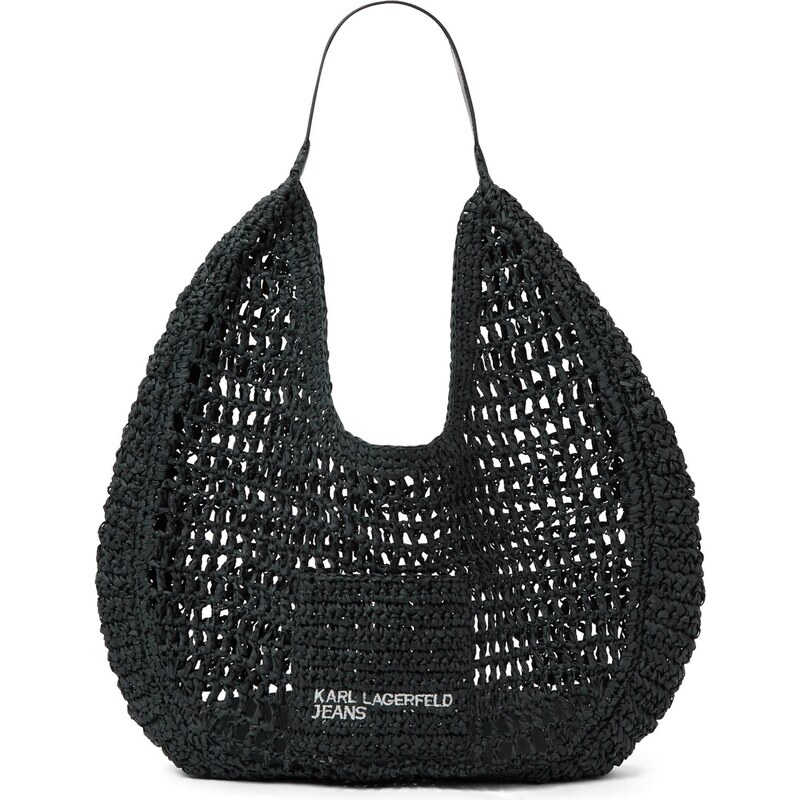 KARL LAGERFELD JEANS Shopper Sommerliche Hobo čierna 67631994