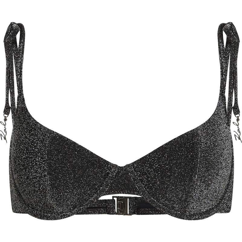 Karl Lagerfeld Bikinový top čierna 67632007