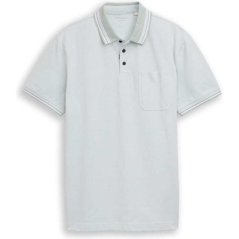 TOM TAILOR Tričko pastelovo modrá / pastelovo zelená / biela 67632041