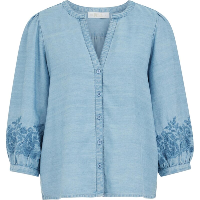 WE Fashion Blúzka modrá / svetlomodrá 67632067