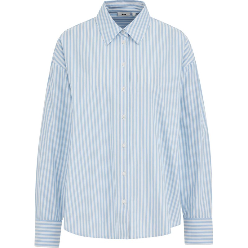 WE Fashion Blúzka svetlomodrá / biela 67632068