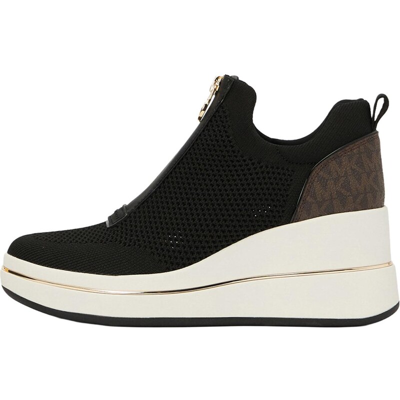 MICHAEL Michael Kors Členkové tenisky EMMY hnedá / čierna 67632189