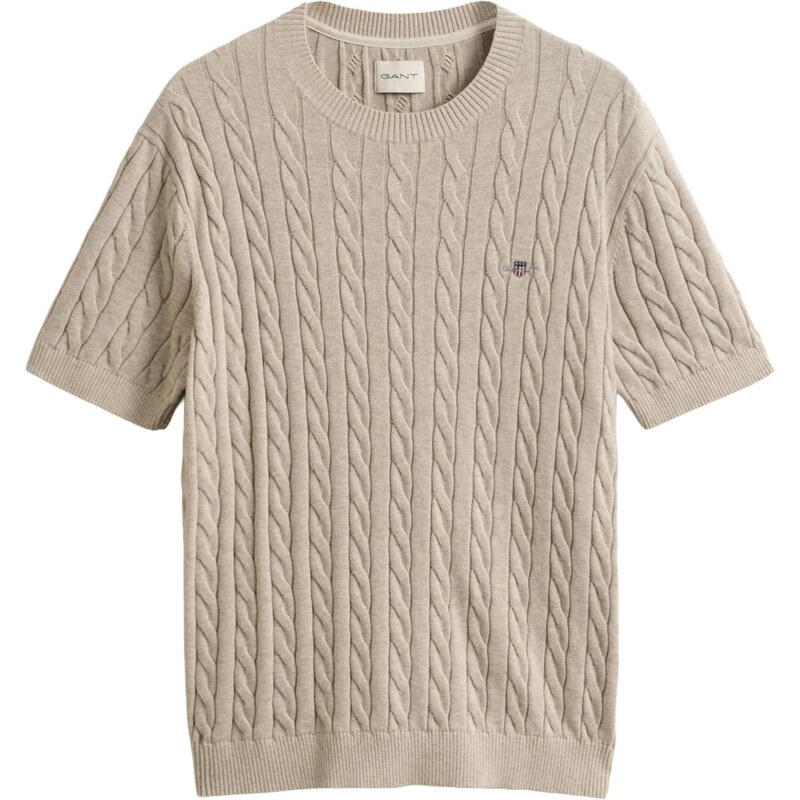GANT Sveter béžová melírovaná 67632196