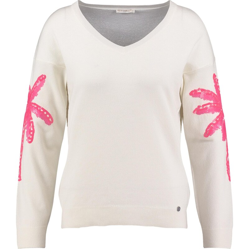 Key Largo Sveter Pacific krémová / ružová 67632285