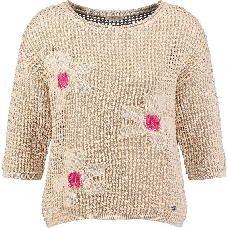 Key Largo Sveter SHORE béžová / ružová 67632289