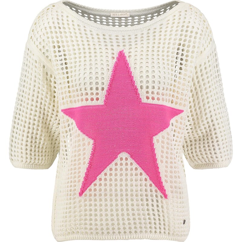 Key Largo Sveter Fame béžová / ružová 67632292