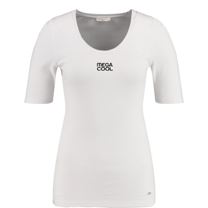 Key Largo Tričko Mega Cool čierna / biela 67632306