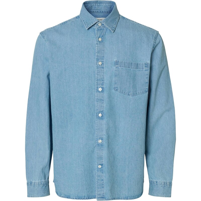 SELECTED Košeľa SLHCARLO svetlomodrá 67632312