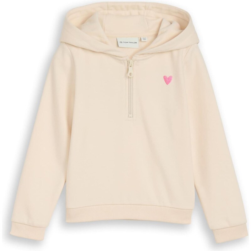 TOM TAILOR Mikina svetlobéžová / ružová / svetloružová 67632324