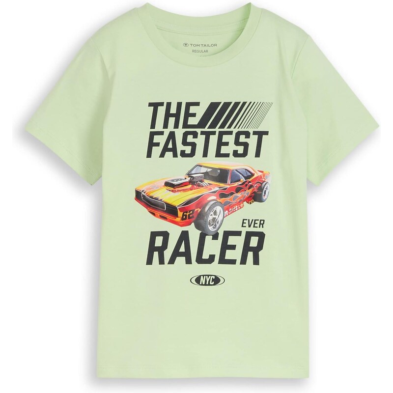 TOM TAILOR Tričko žltá / mätová / červená / čierna 67632325