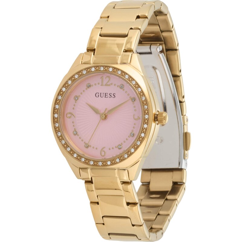 GUESS Analógové hodinky Charlotte zlatá / ružová 67632341