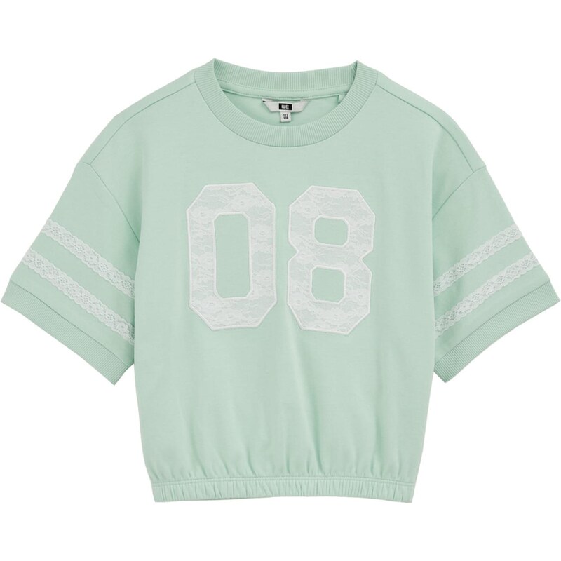 WE Fashion Tričko mätová / biela 67632368