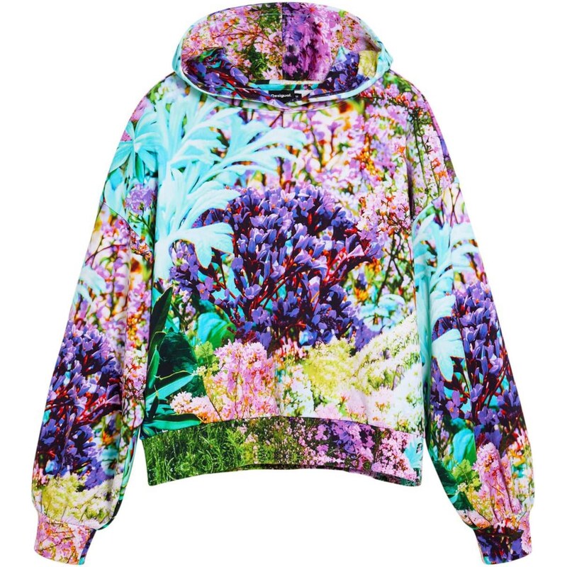 Desigual Mikina Wild Garden zmiešané farby 67632386