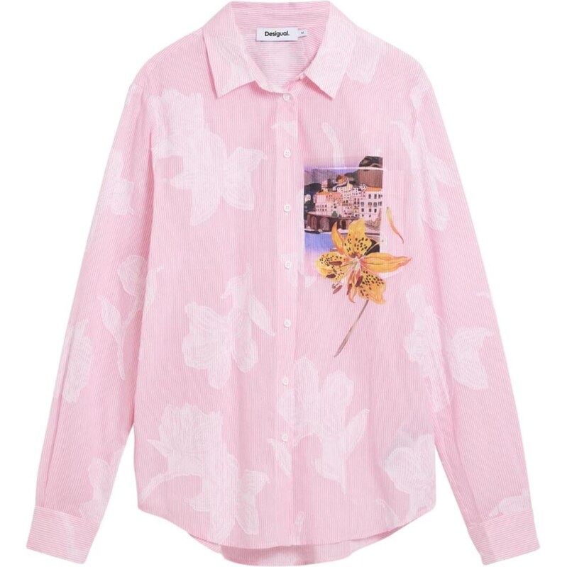 Desigual Blúzka zmiešané farby / svetloružová 67632380