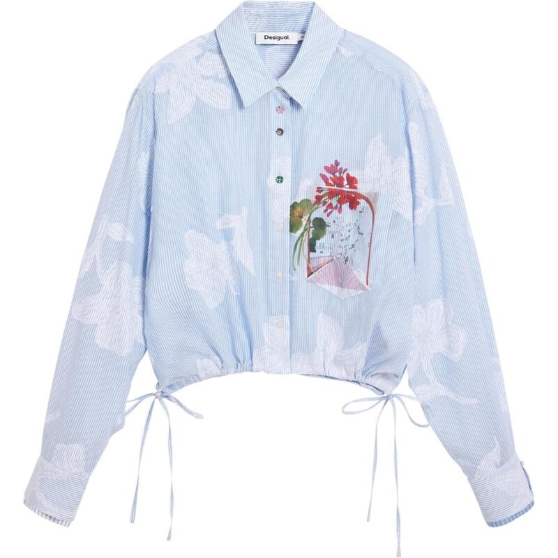 Desigual Blúzka modrá / zmiešané farby 67632381