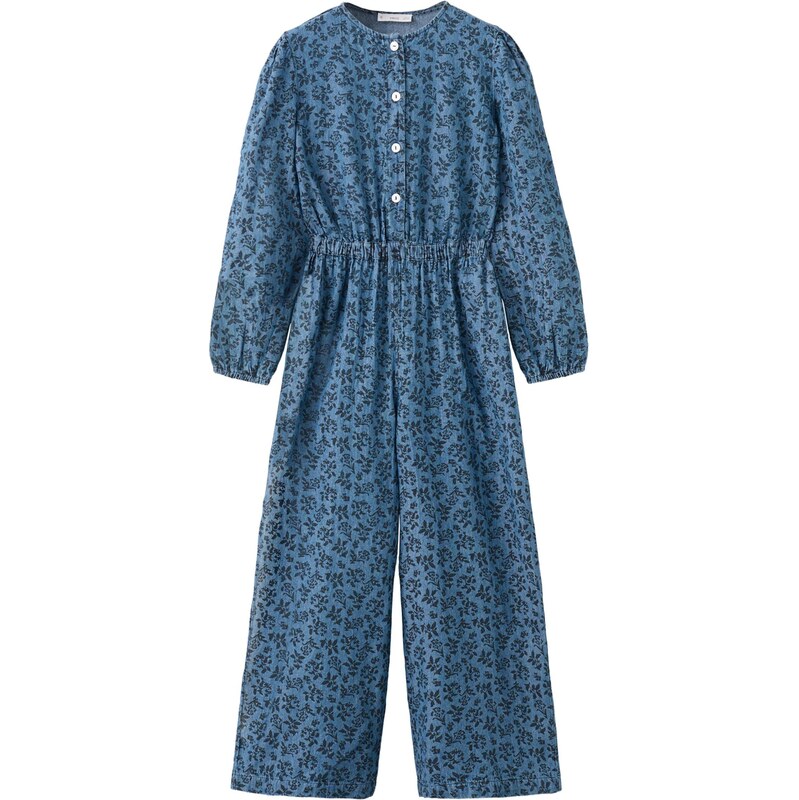 MANGO KIDS Overal INNA modrá denim / čierna 67632420