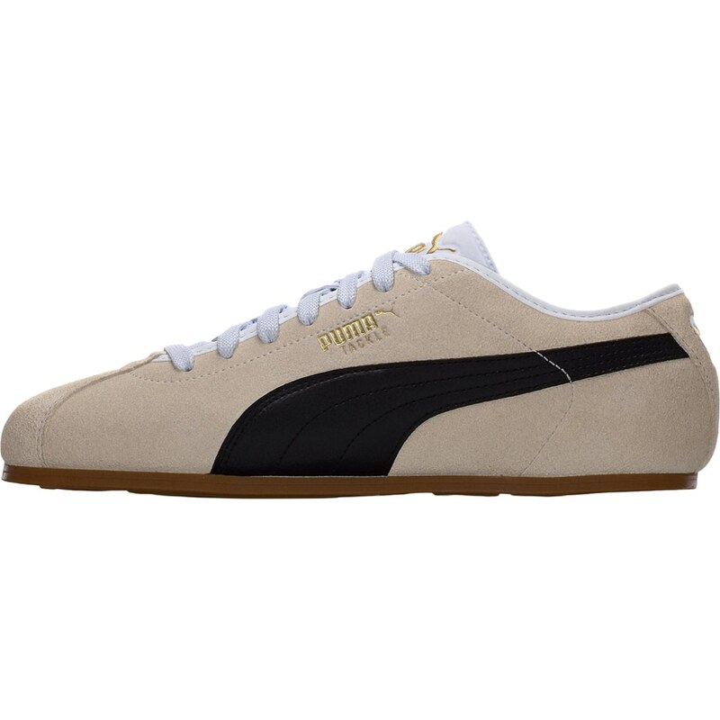 PUMA Nízke tenisky Tackle tmavobéžová / zlatá / čierna 67632416