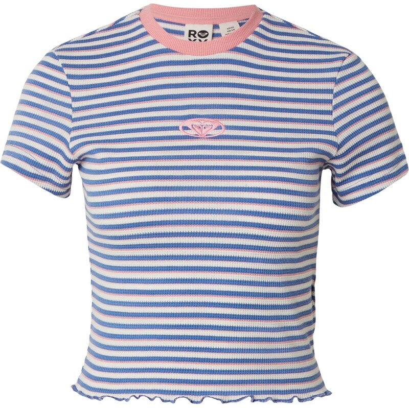 ROXY Tričko Bright Lights modrá / svetloružová / biela 67632509