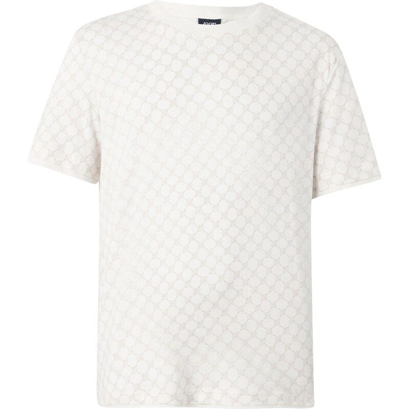 JOOP! Tričko Victormanuel svetlobéžová / biela 67632658