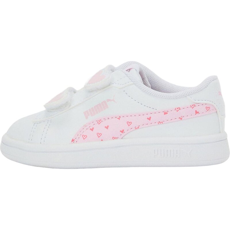 PUMA Tenisky Smash 3.0 Hearty ružová / červená / biela 67632682