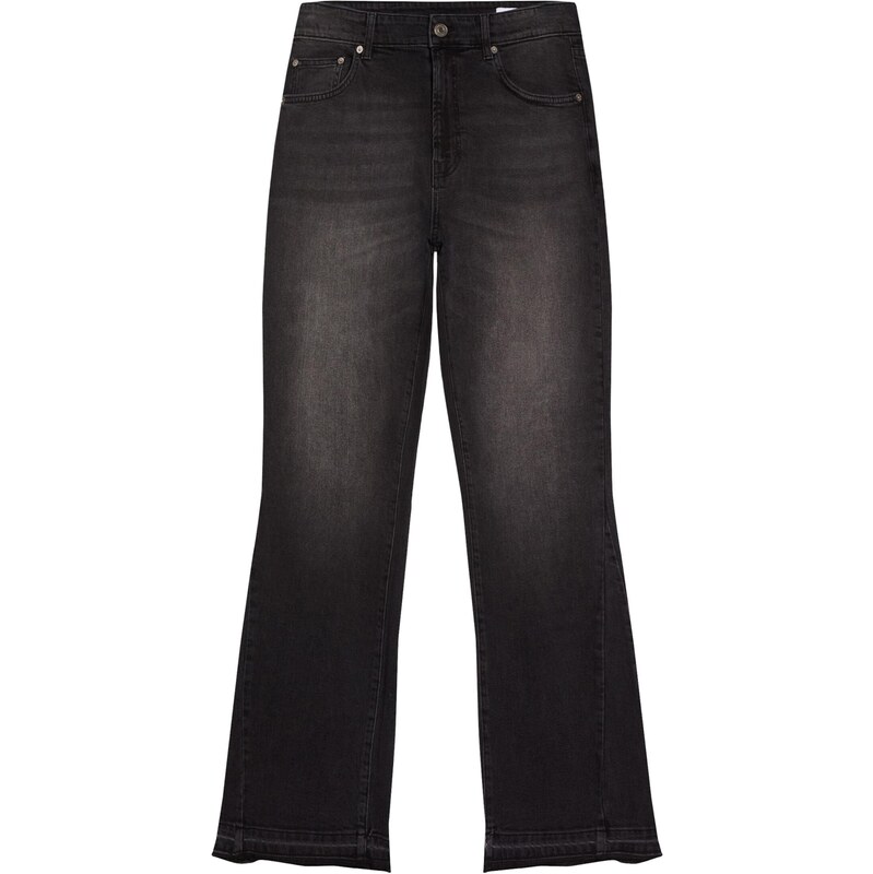 Bershka Džínsy čierna 67632692